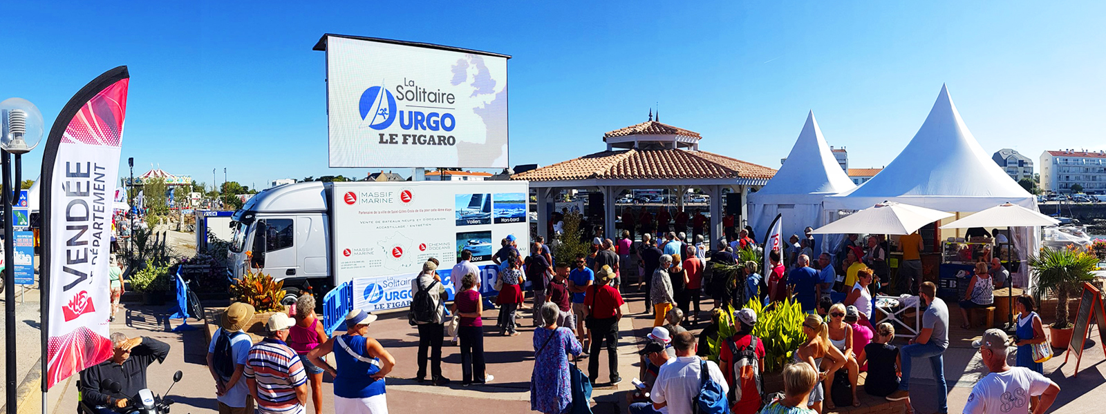 Be Happy Vidéo : Ecrans LED plein jour sur camions pour vos évènements en  Vendée et partout ailleurs!